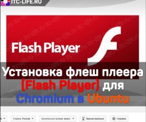 Установка флеш плеер(Flash Player) для Chromium в Ubuntu