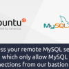 Access your remote MySQL server, which only allow MySQL connections from our bastion host