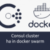 Consul HA cluster  in docker swarm