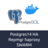 Deploy HA cluster postgres-14(with timescaledb) with repmgr,consul,consul-template and haproxy in docker-swarm