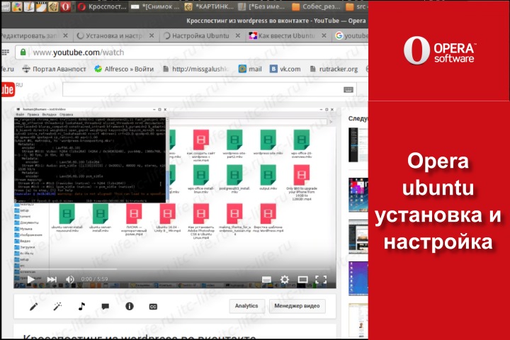 Opera ubuntu. Установка и настройка - ITC-LIFE